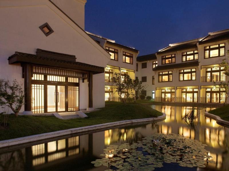 Radisson Blu Resort Wetland Park Wuxi  Bagian luar foto