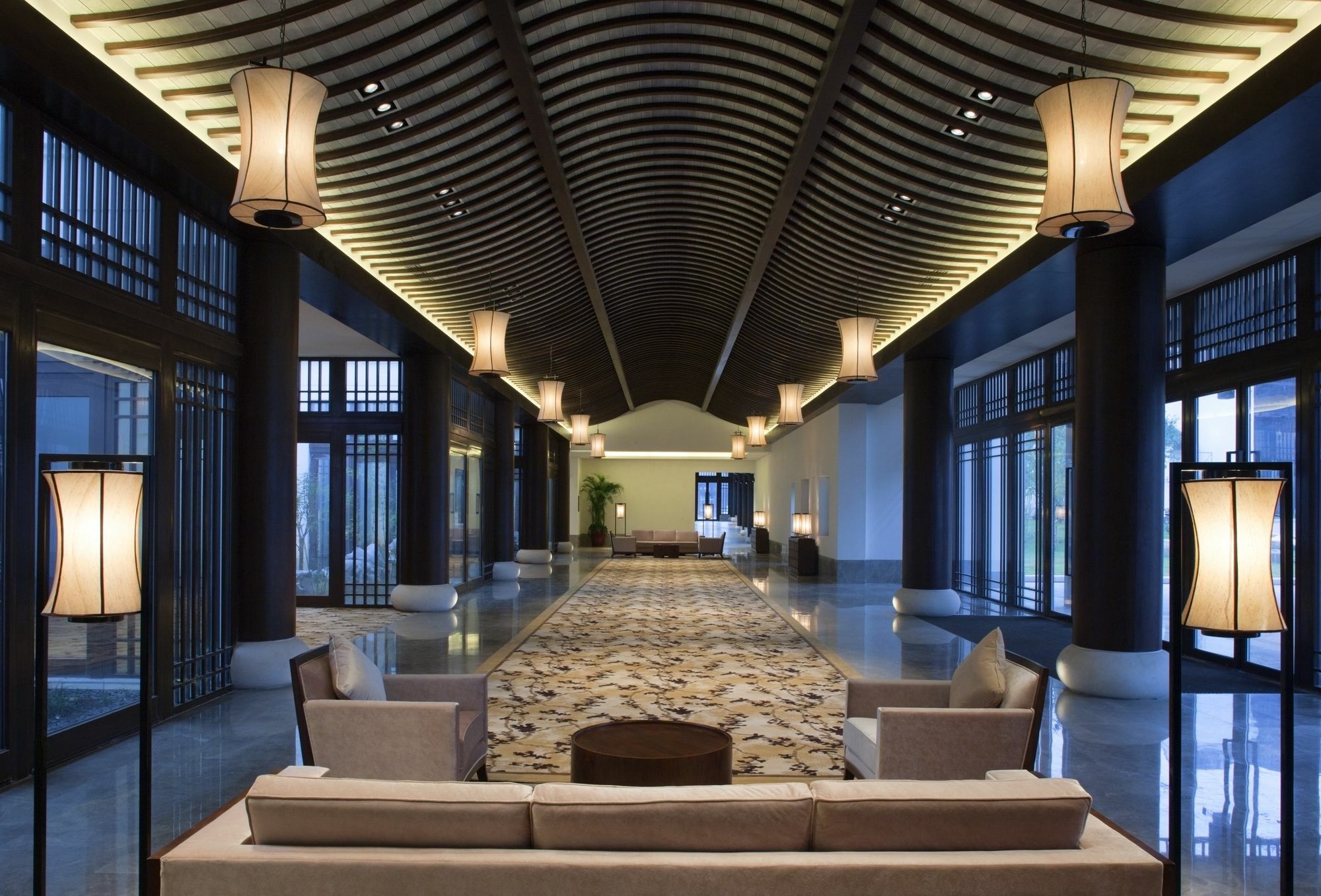 Radisson Blu Resort Wetland Park Wuxi  Bagian luar foto
